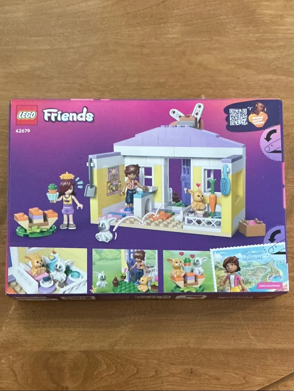 LEGO Friends Bunny Hotel Playset - Includes Paisley & Leo with Honey & Snowball